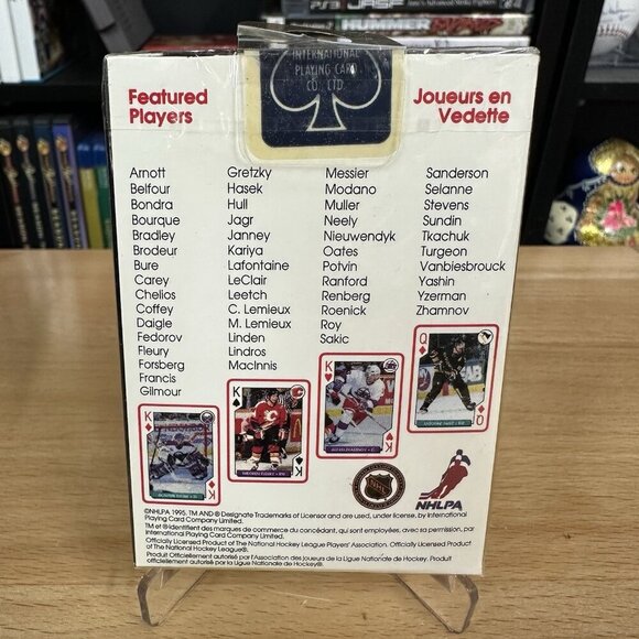 1995 1996 NHL Hockey Aces Bicycle Playing Cards, Wayne Gretzky FACTORY SEALED - Picture 2 of 2
